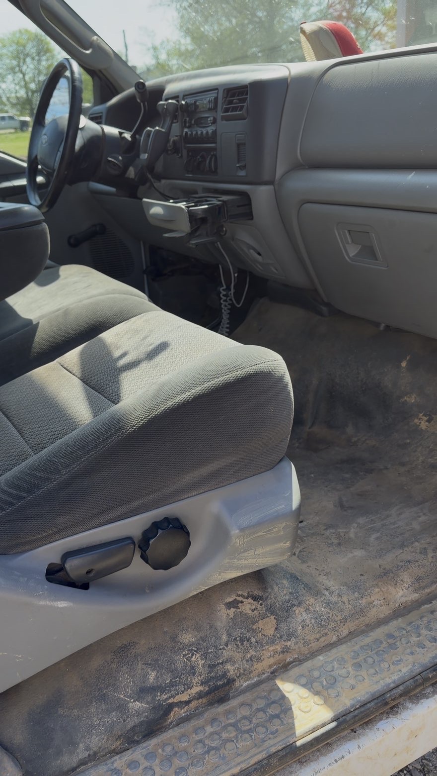 Older truck before detail